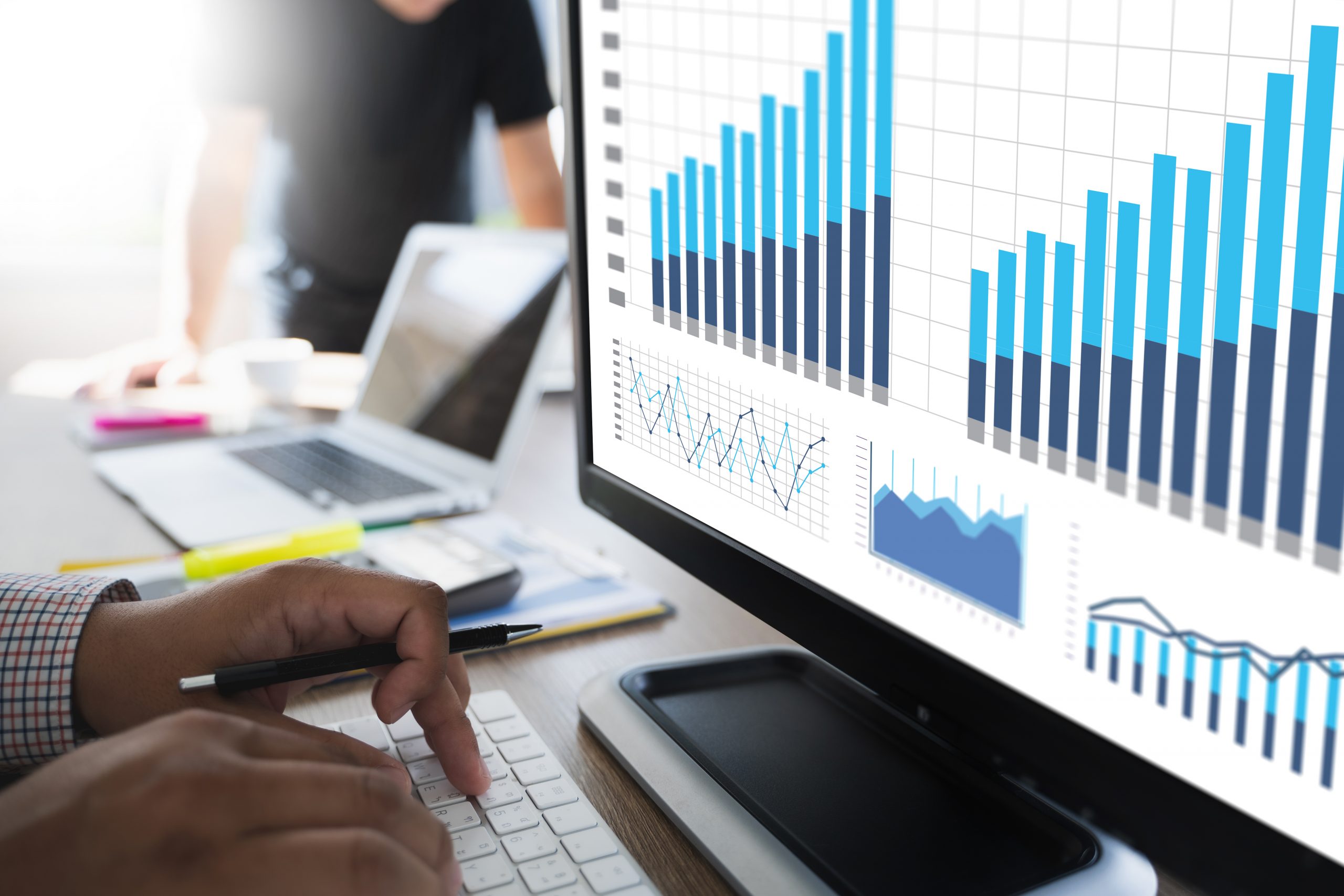Team work marketing process Marketing strategy analysing stock